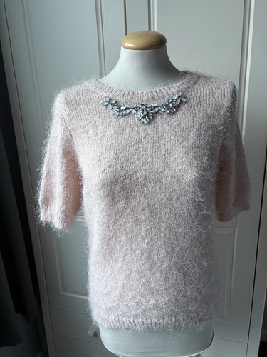 New look pink fluffy - jumper, uk