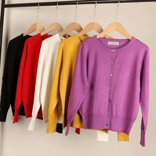 Cardigan short knitted - cardigan,