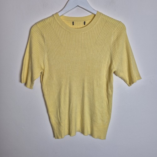 Yellow size knitted - yellow,