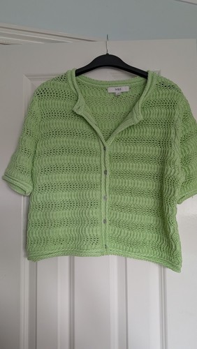 Short sleeve cardigan - short,