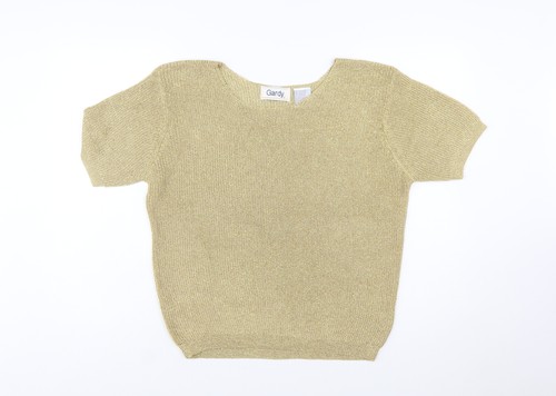 Gardy womens gold short sleeve - gold,