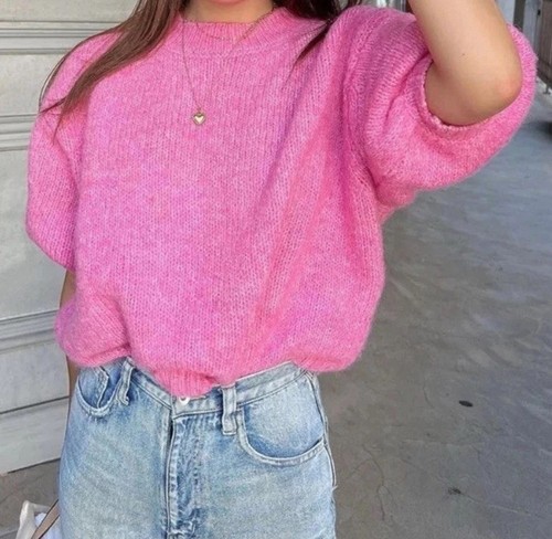Zara pink short sleeve - pink,