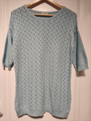 Damart light blue - blue, knit