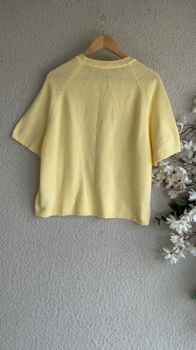Women yellow acrylic short - yellow,